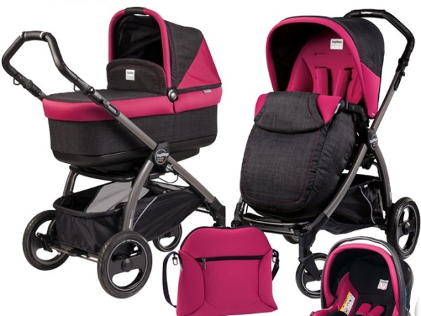 PEG PEREGO BOOKLET BABY STROLLER DIAPER BAG&nbsp;FLEUR